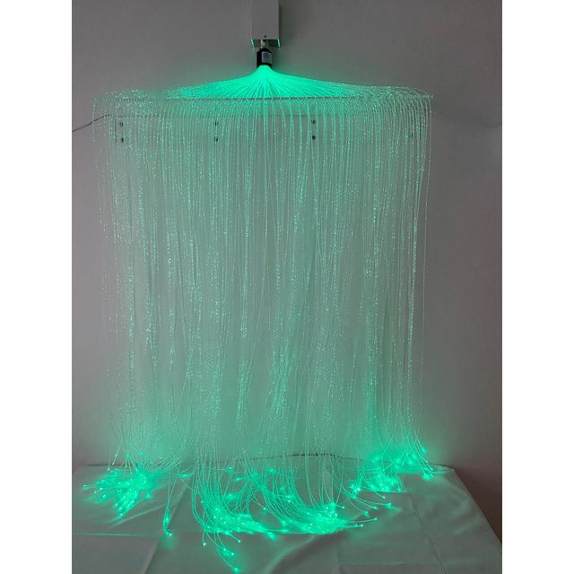 Fiberoptik 2m inkl ljuskälla