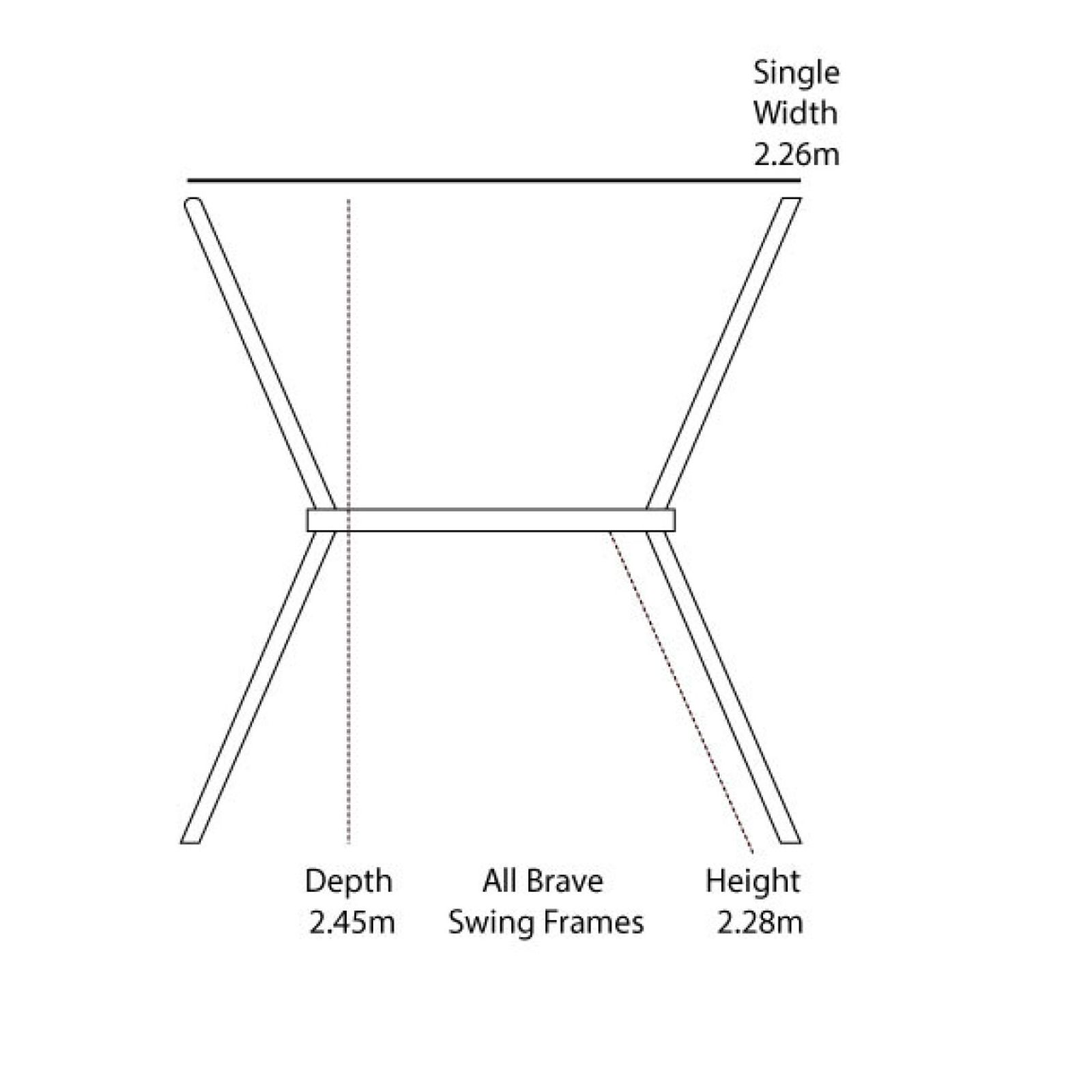 Single Swing Set