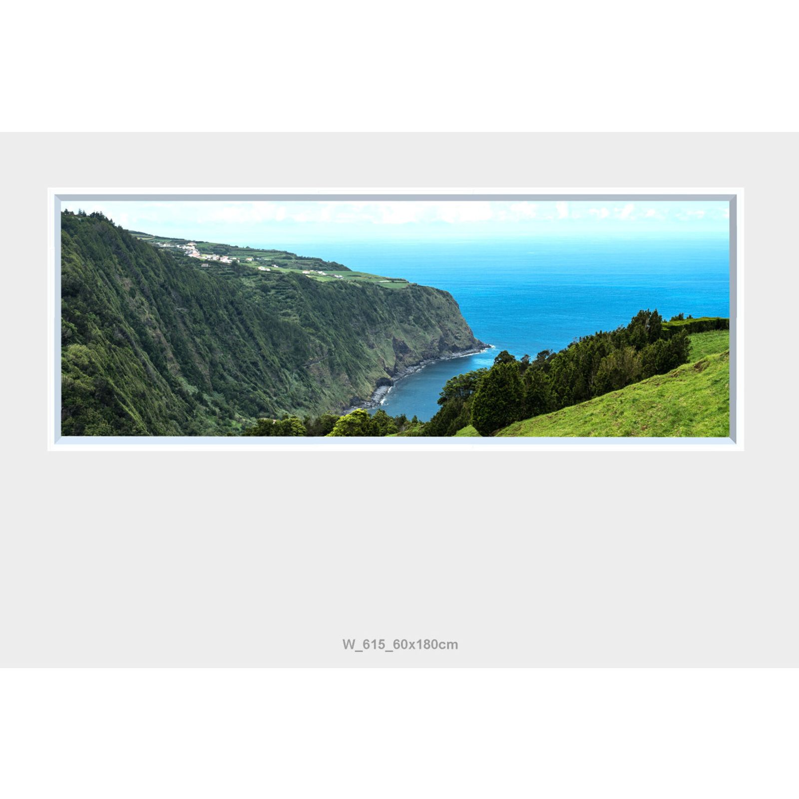 Väggfönster Natur LED 60x180cm