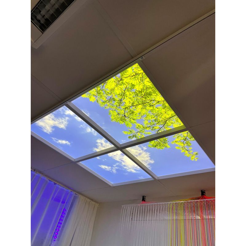 Dagsljus Takfönster Natur LED 60x60cm