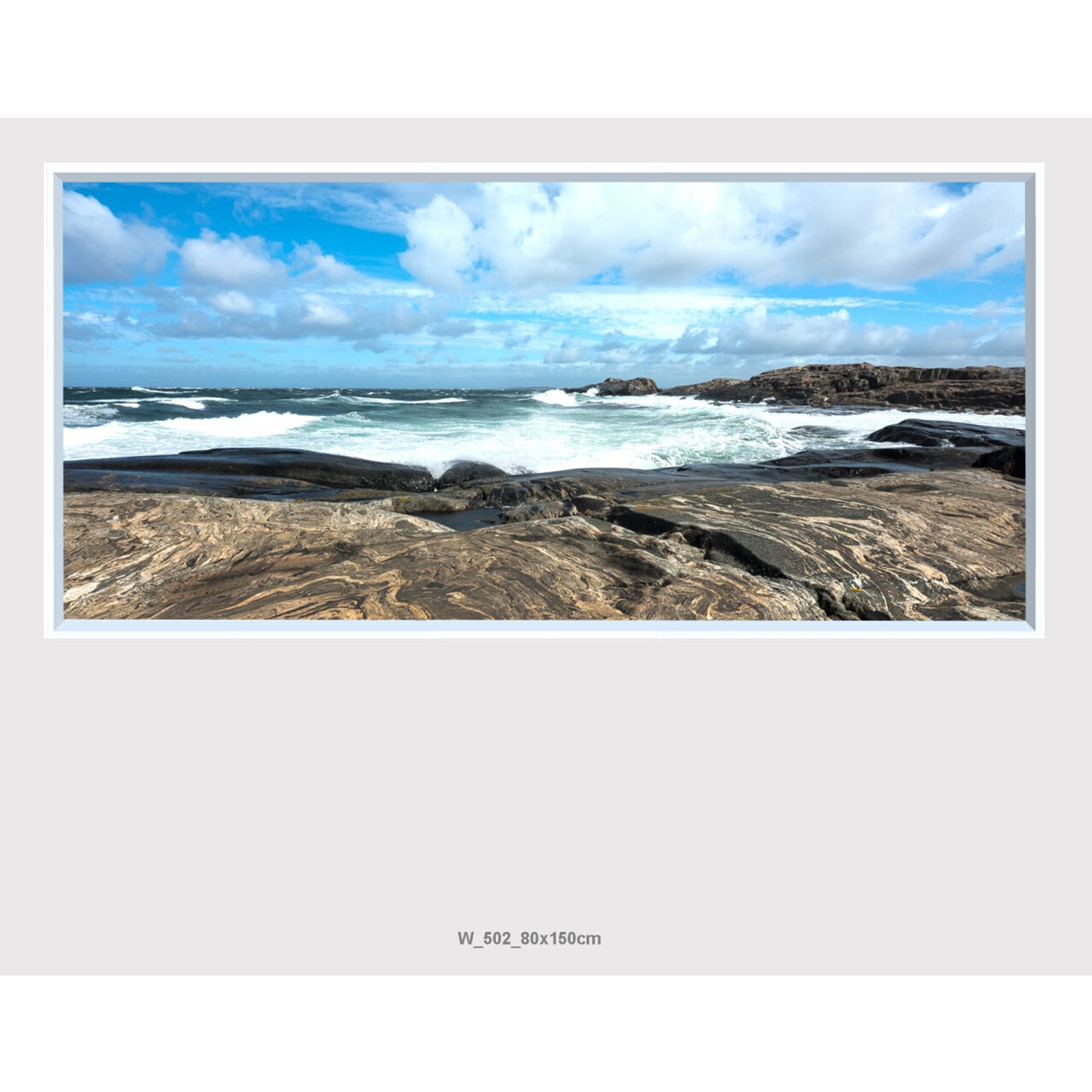 Väggfönster Natur LED 80x150cm