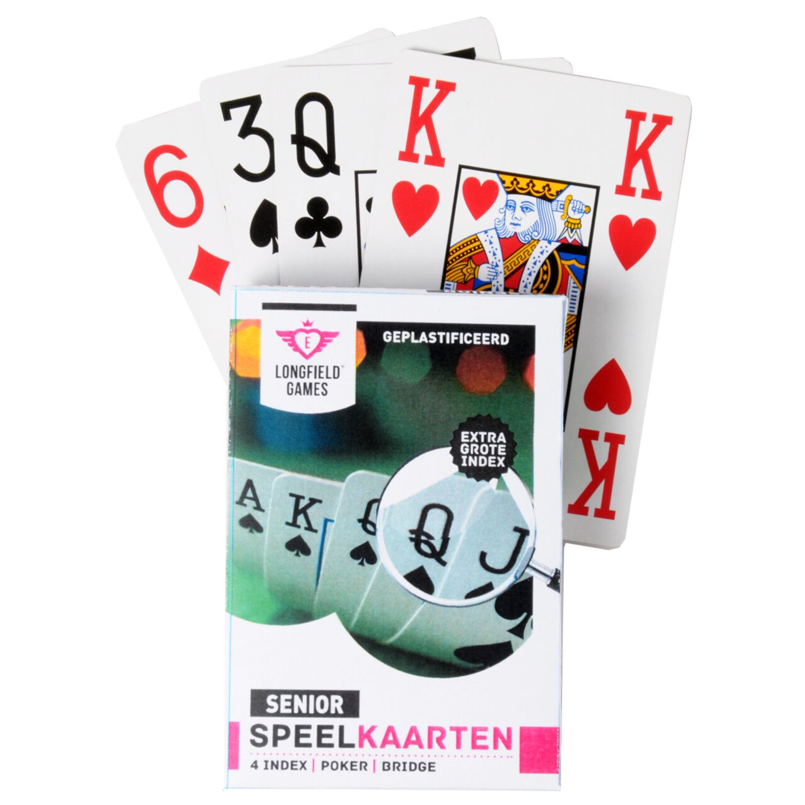 Spelkort - Extra stora siffror