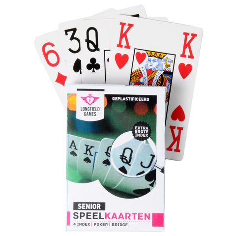 Spelkort - Extra stora siffror